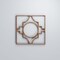 Ekena Millwork Extra Small Gypsum Decorative Fretwork Wood Wall Panels, Walnut, 7 3/8"W x 7 3/8"H x 3/8"T WALW08X08X0375GYPWA - alternate 2